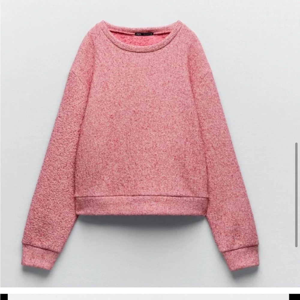 Zara size small new with tags generous fit fleece lined sweater sweatshirt - Picture 6 of 16